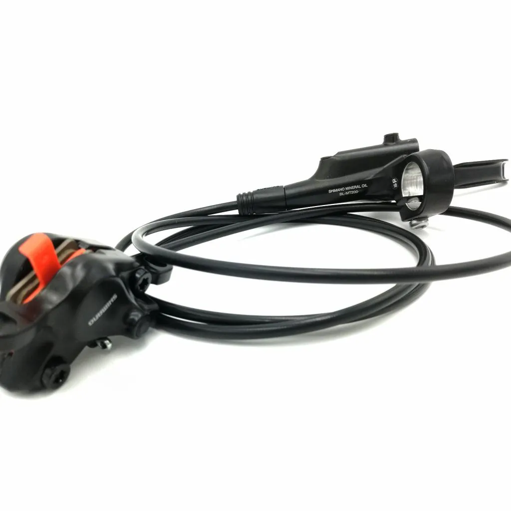 Тормоз дисковый SHIMANO ACERA гидравл, передний, BL-MT200(L)/BR-MT200(F), 850мм, с адаптером F180 мм