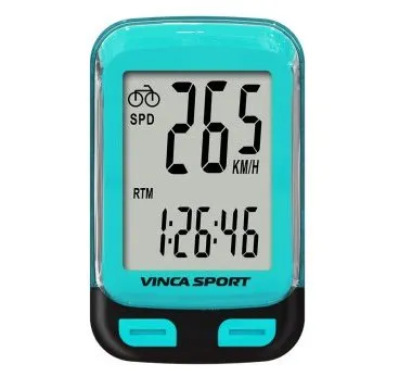 Компьютер проводной 12 функций синий Vinca Sport