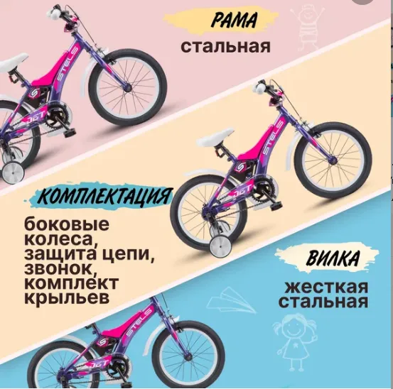 Детский велосипед Stels JET 14