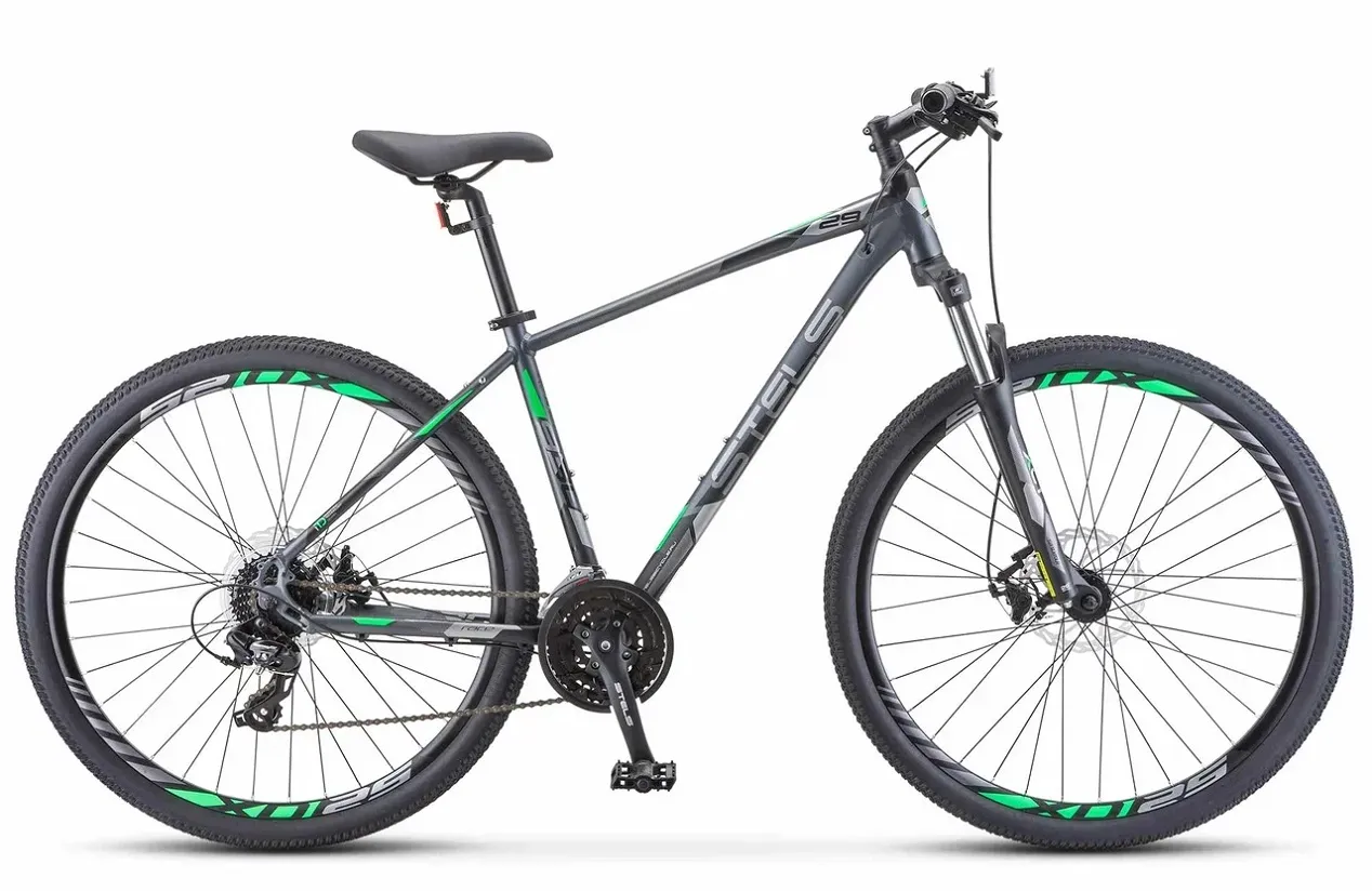 Велосипед STELS Navigator-930 MD 29"   16.5" Антрацитовый/Зелёный V010