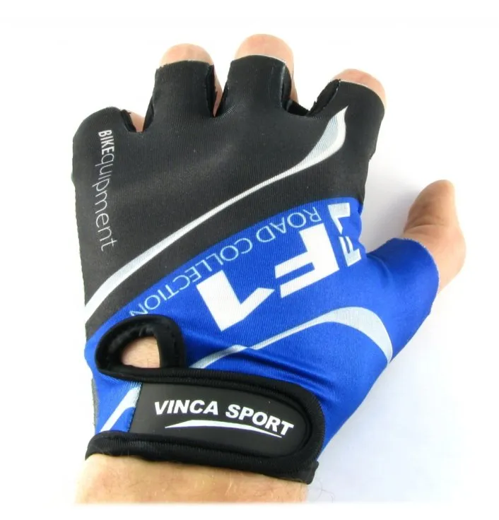Перчатки VG 924 S черные с синим VINCA