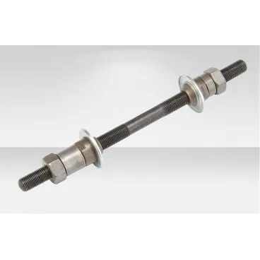 Ось задней втулки 3/8"х175мм, сталь с гайками