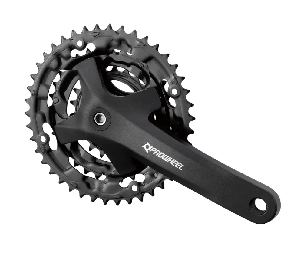 Система Prowheel MTB 3х(7/8S)  22-32-42T, сталь защита, 170, алюм, Chainline 48.5, кв. черная