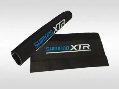 Защита пера от цепи, неопрен, 220х120 мм, SHIMANO logо, черный