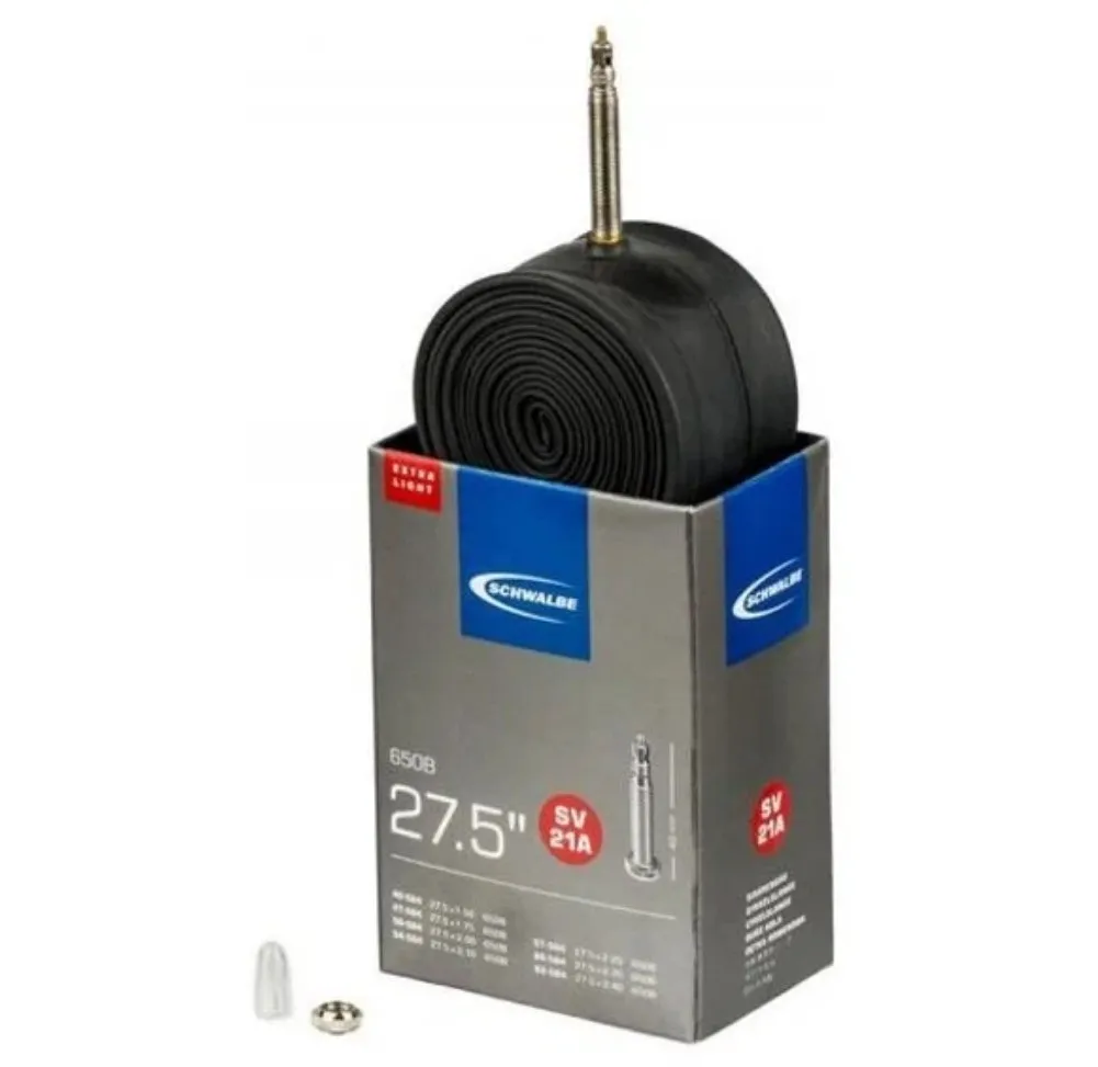 Камера SCHWALBE 27,5" спорт, SV21A 27.5х1.50-2.40 EXTRA LIGHT (40/62-584) IB 40мм
